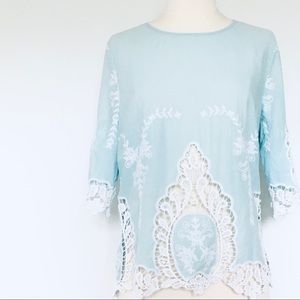 Cynthia Rowley lace top